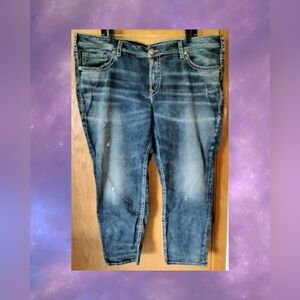 Silver Jeans Co. Boyfriend Capri Size 22W